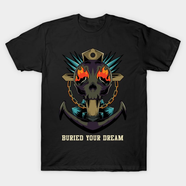 Burried Your Dream T-Shirt by Kumilism